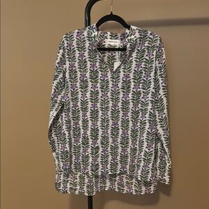 Floral Patterned Men' Shirt